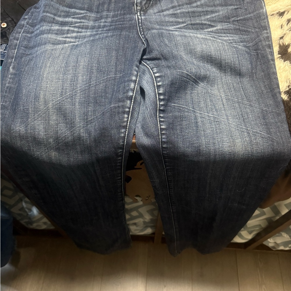 Grace in LA Dark Blue Women's Straight Leg Jeans